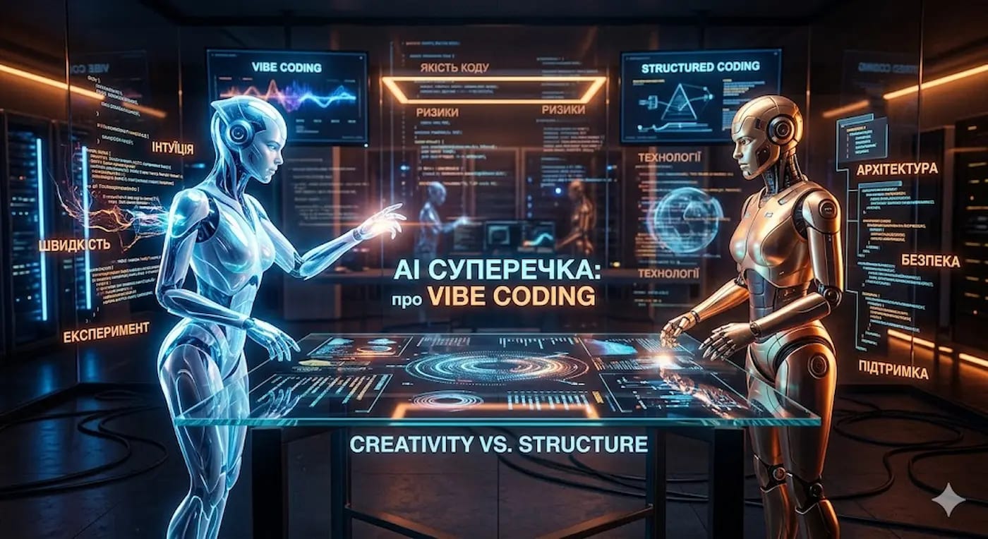 Я змусив два AI посперечатись про vibe coding — ось що вийшло