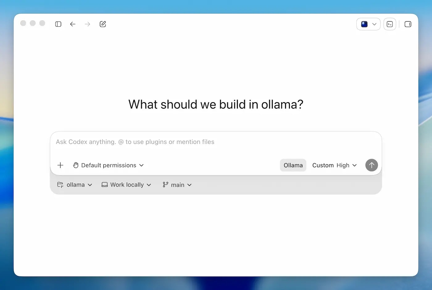 Ollama 0.24 + Codex App: як запустити локальний AI coding agent
