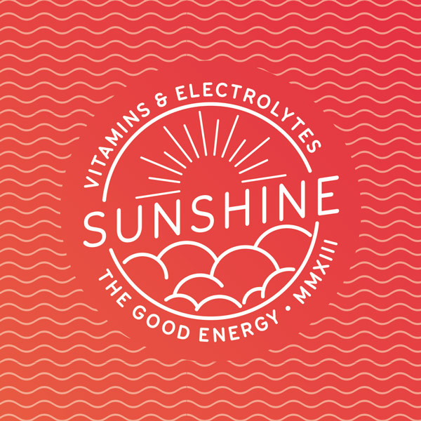 packaging design for Sunshine Beverages