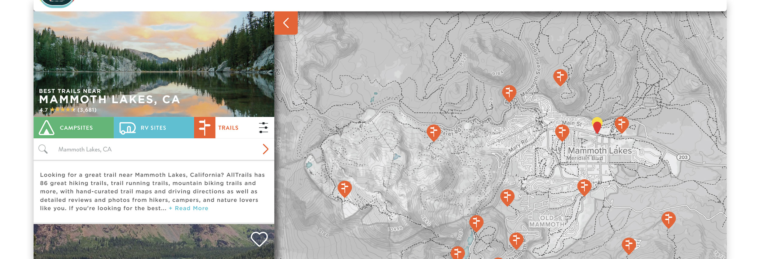 Wanderist branding and app design