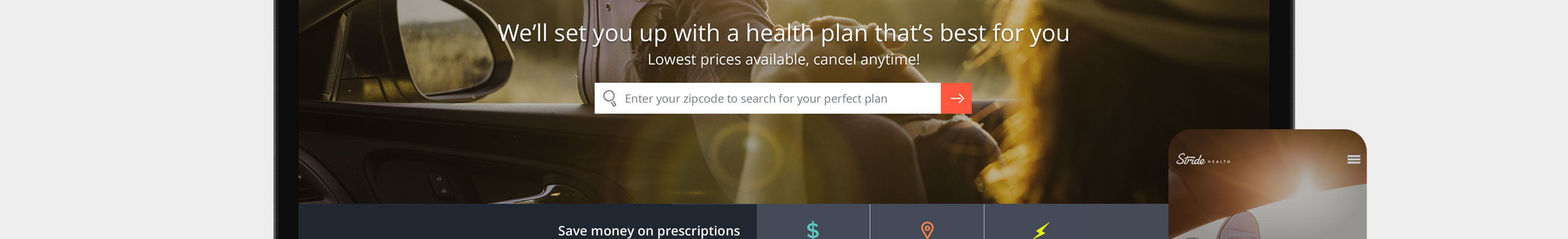 Stride Health UI/UX Design and Development