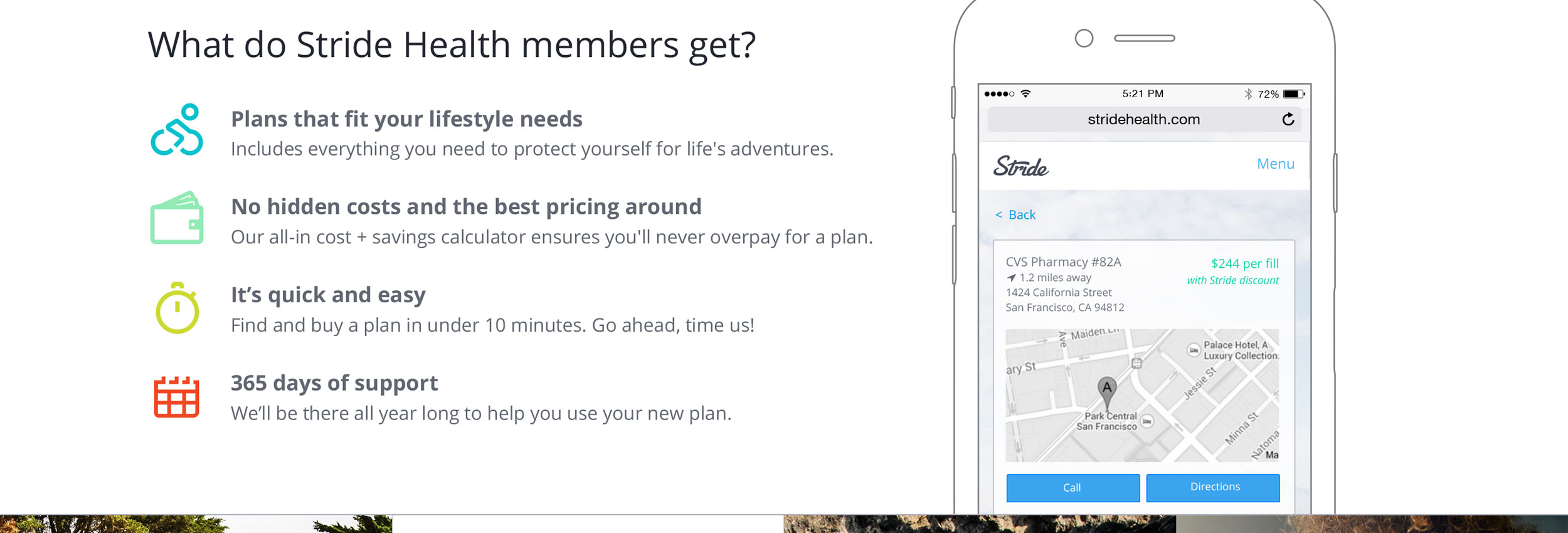 Stride Health UI/UX Design and Development