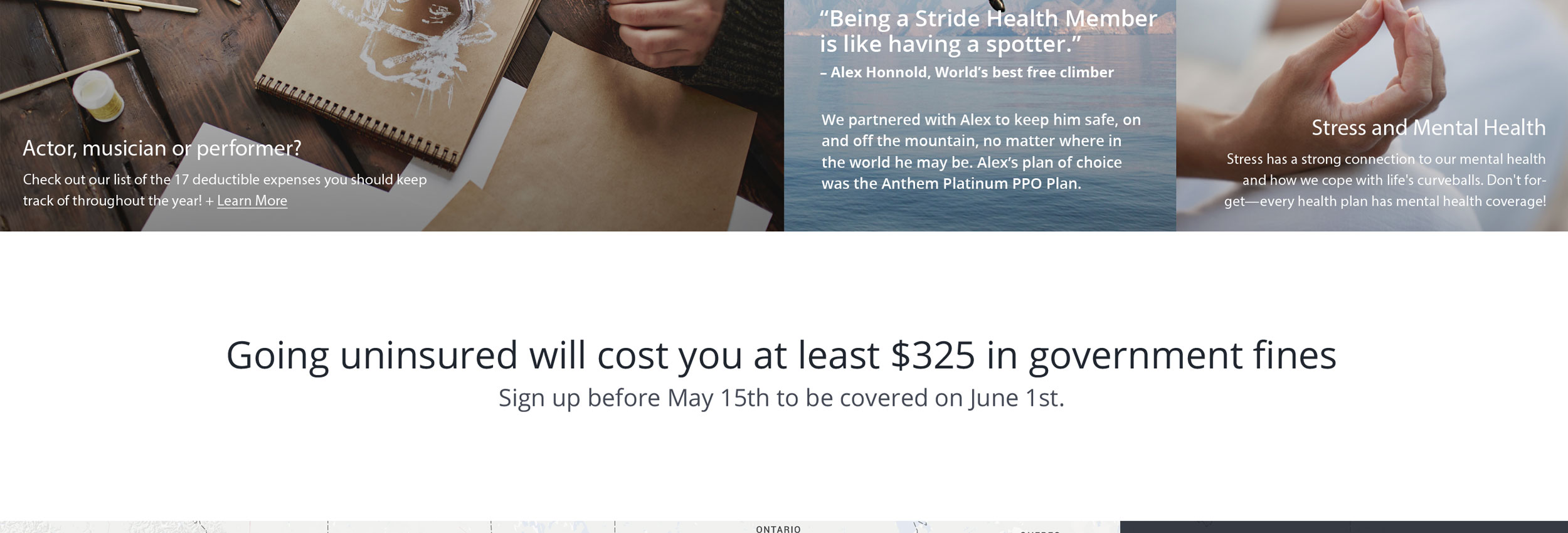 Stride Health UI/UX Design and Development
