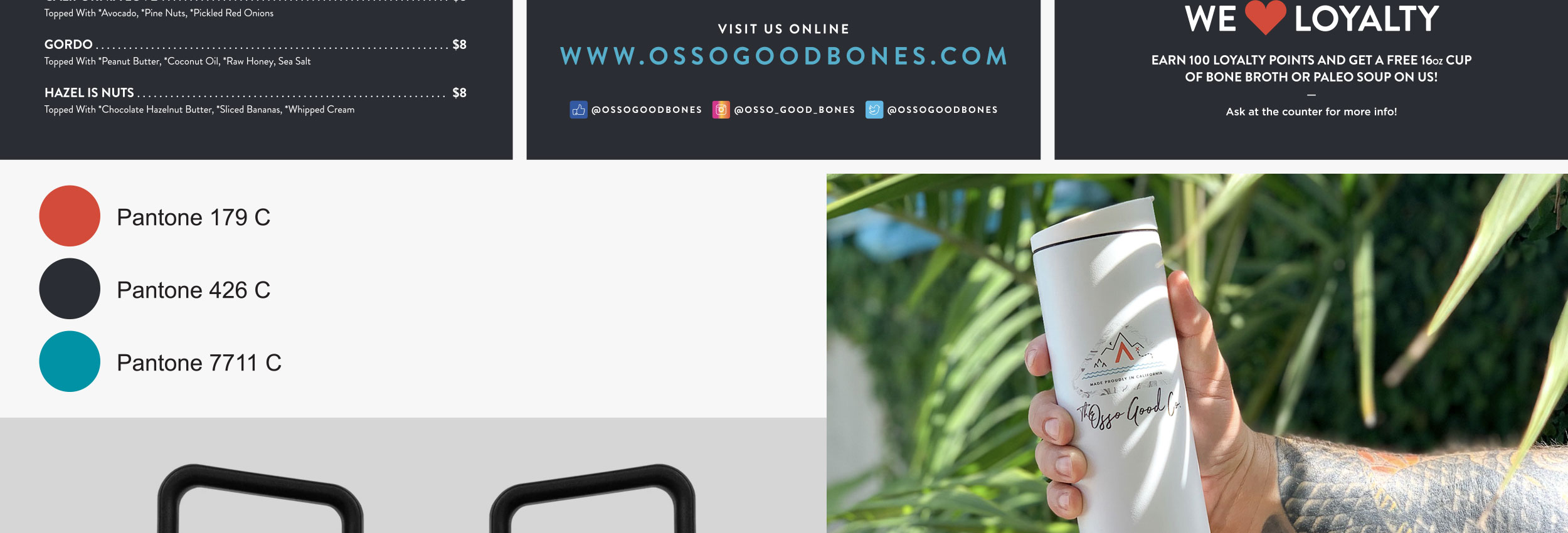 The Osso Good Company branding and website design