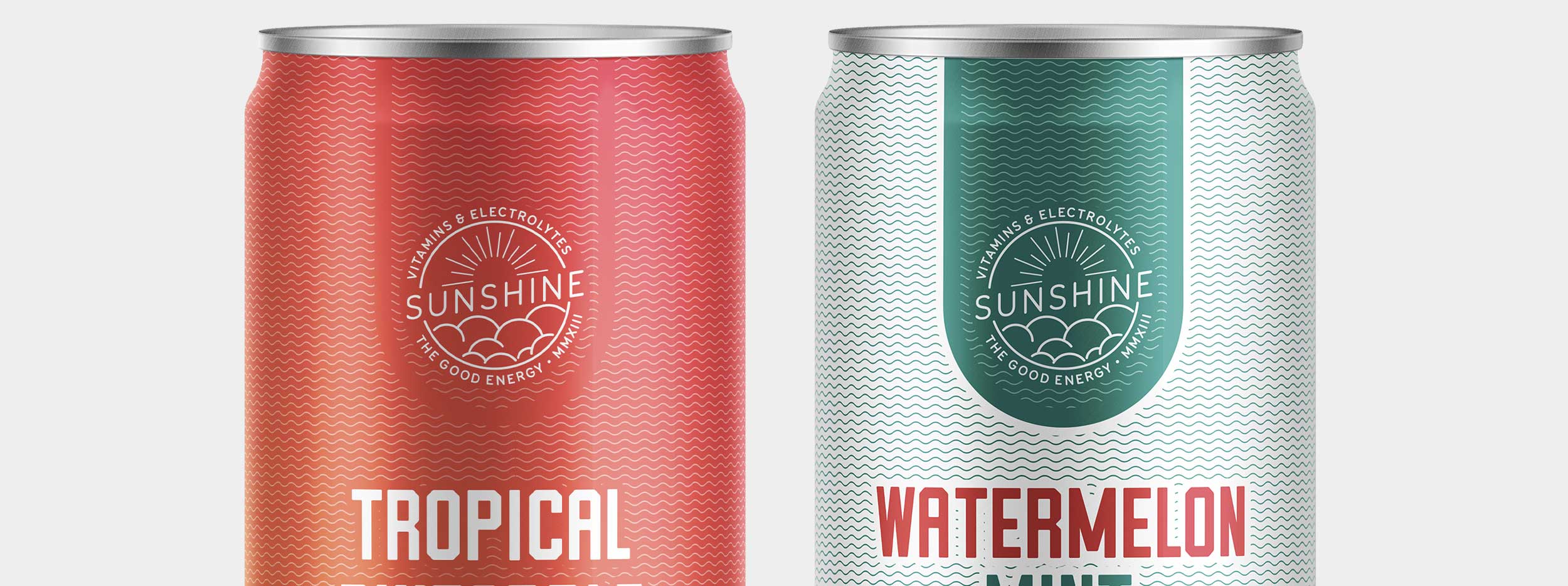 Sunshine Beverages Packaging Design