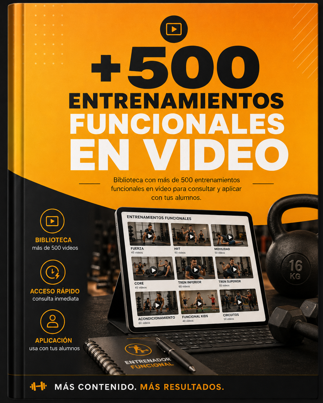 +500 Entrenamientos Funcionales en Video