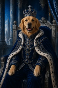 King Sterling pet portrait example 3