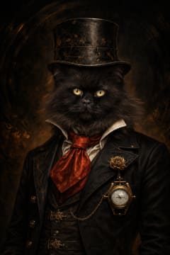 Dapper pet portrait example 2