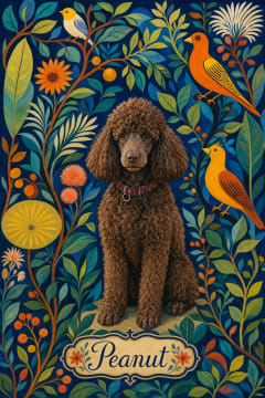 Garden Keeper pet portrait example 3