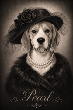 Madame pet portrait example 1