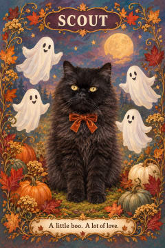 A Little Boo pet portrait example 3