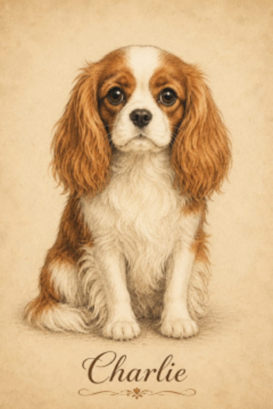 Storybook pet portrait example 1