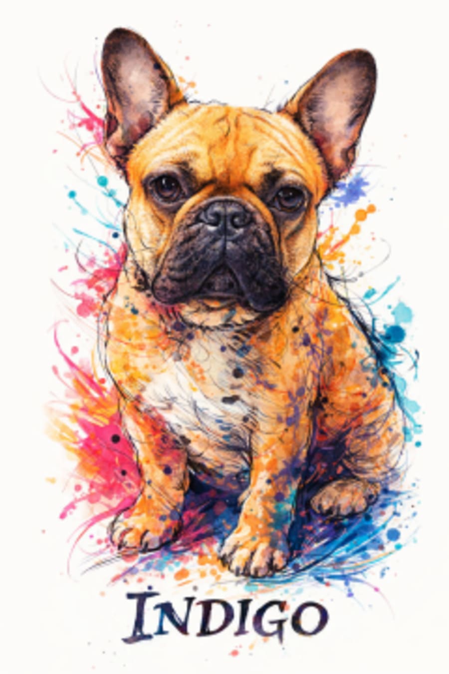 Wildstroke pet portrait example 1