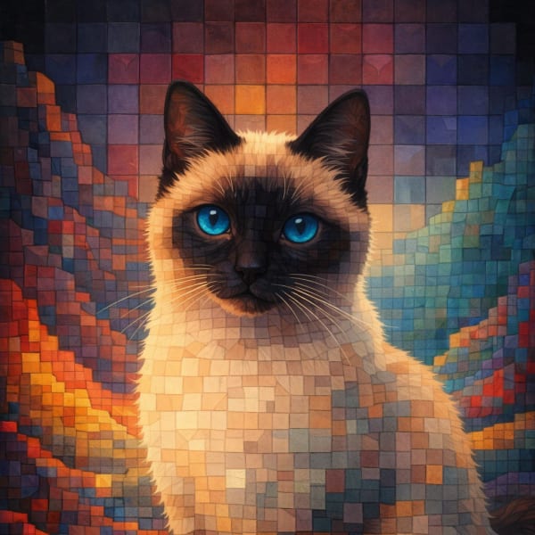 Tessera pet portrait example