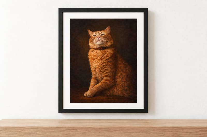Large print, shown as a framed print