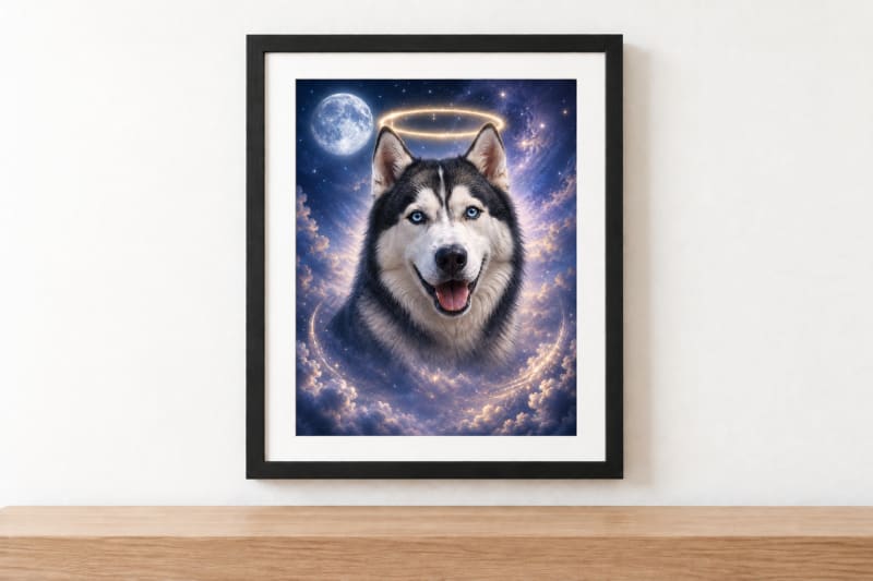 Large print, shown as a framed print