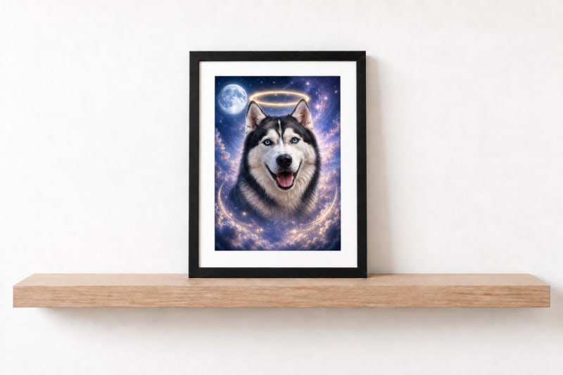Standard print, shown as a framed print
