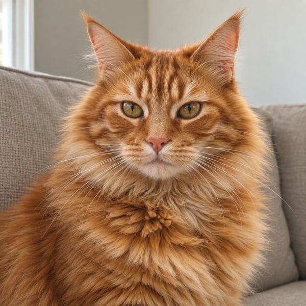 The photo the Auraflow pet portrait example was made from