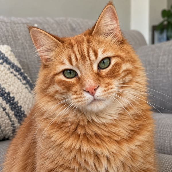 The photo the Comic Book pet portrait example was made from
