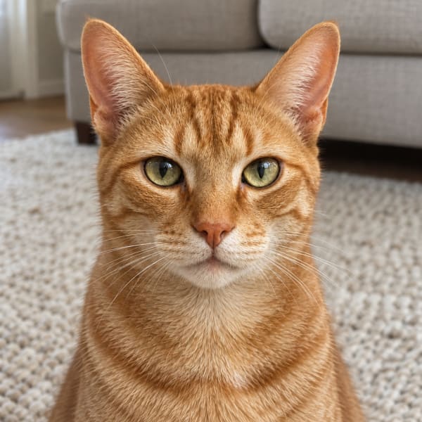 The photo the Pharaoh pet portrait example was made from