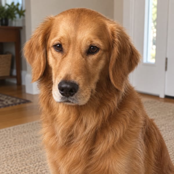 The photo the Samurai pet portrait example was made from