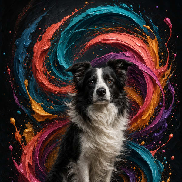 Chromastorm pet portrait example