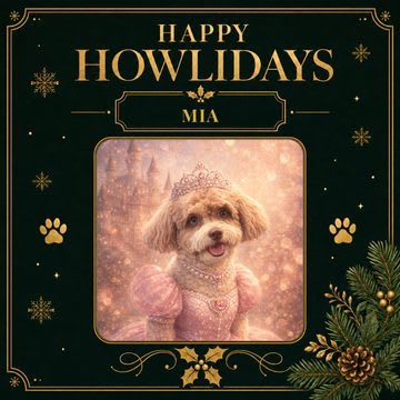 Christmas card from the digital package