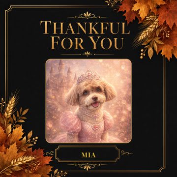 Thanksgiving card from the digital package