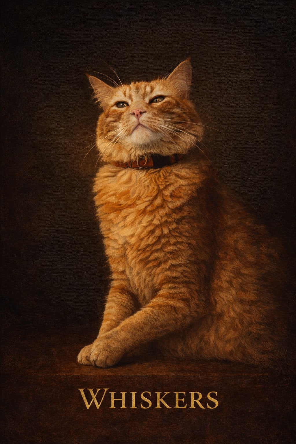 Oil Painting pet portrait style