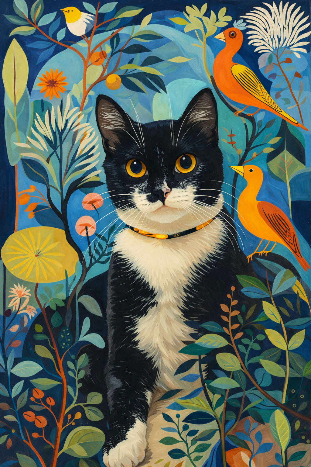 Garden Keeper pet portrait style