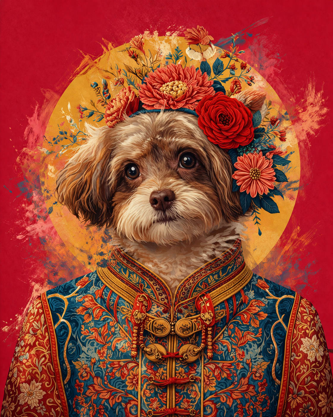 Sakura Sol pet portrait style