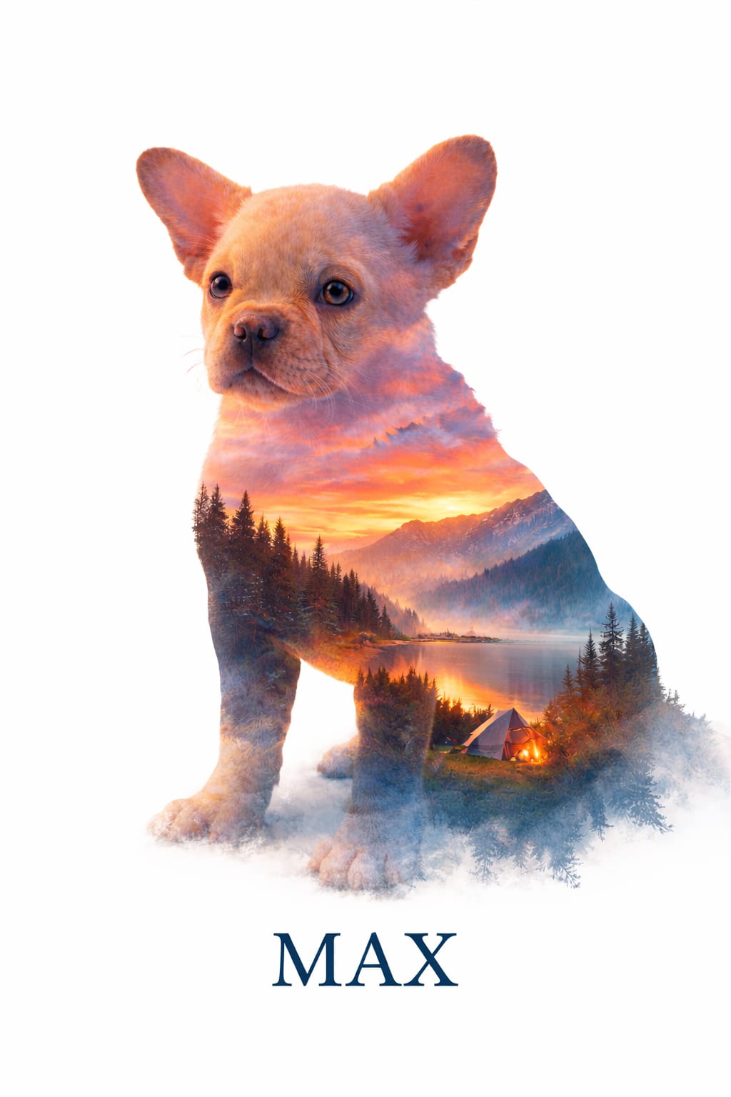 Wilderness Within pet portrait style