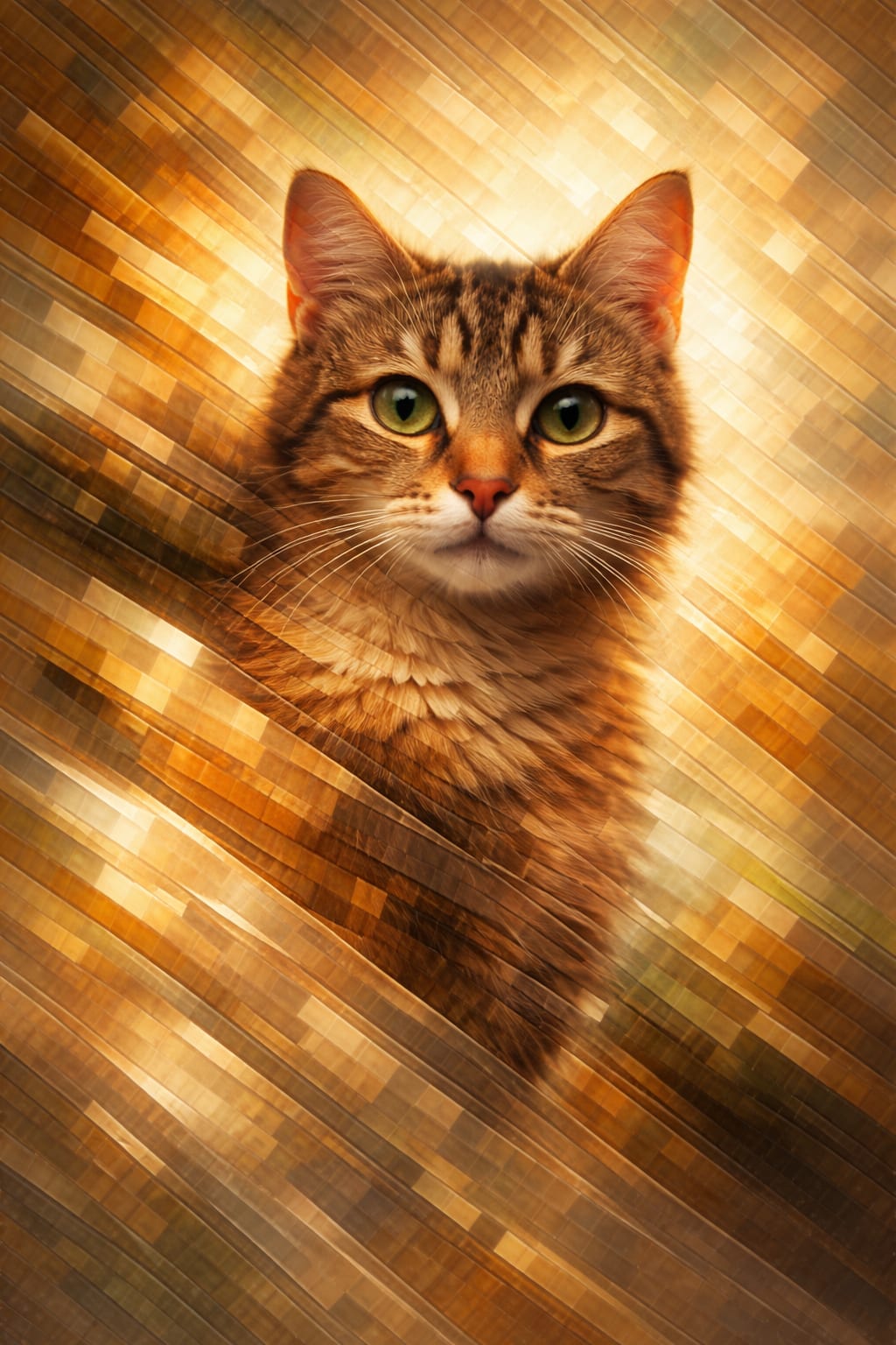 Glowline pet portrait style