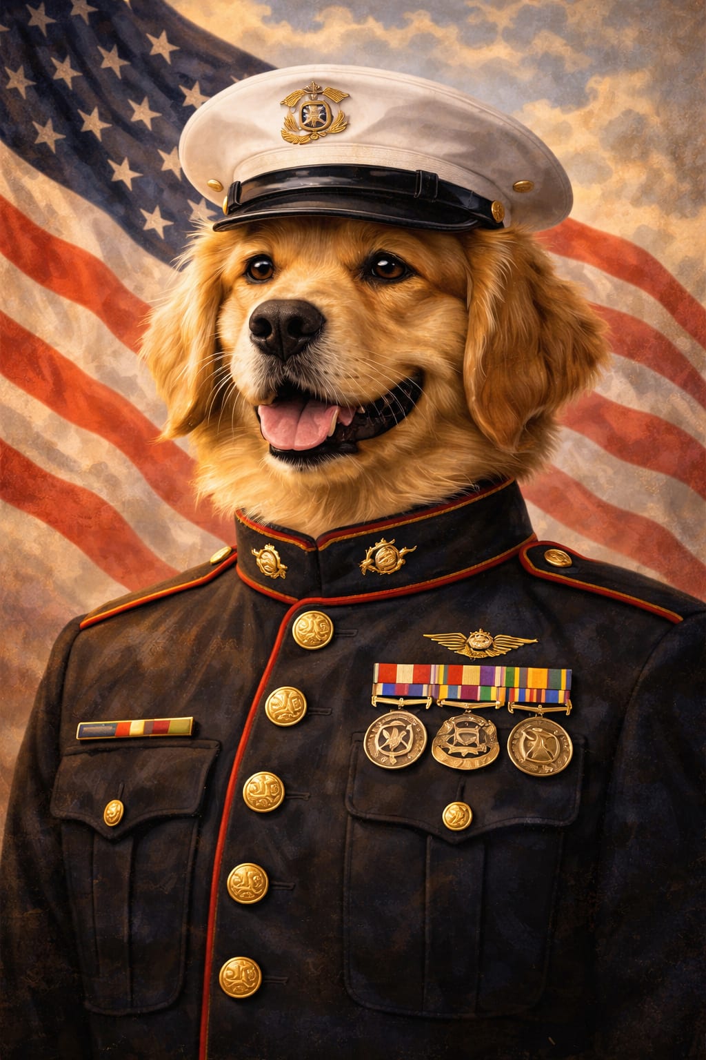 Semper Fur pet portrait style