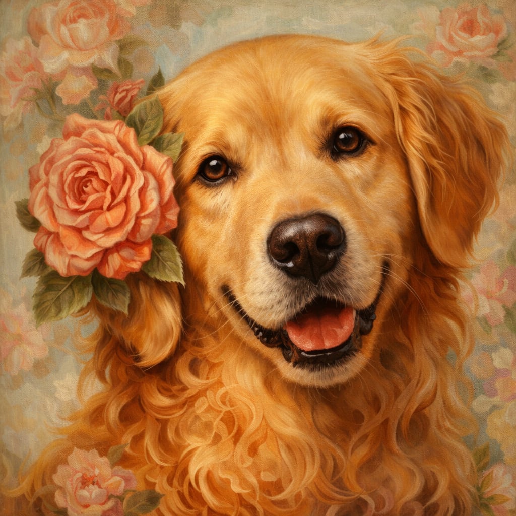 Savannah pet portrait style