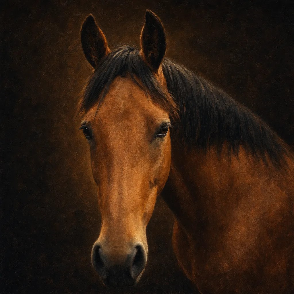 Oil Painting pet portrait style