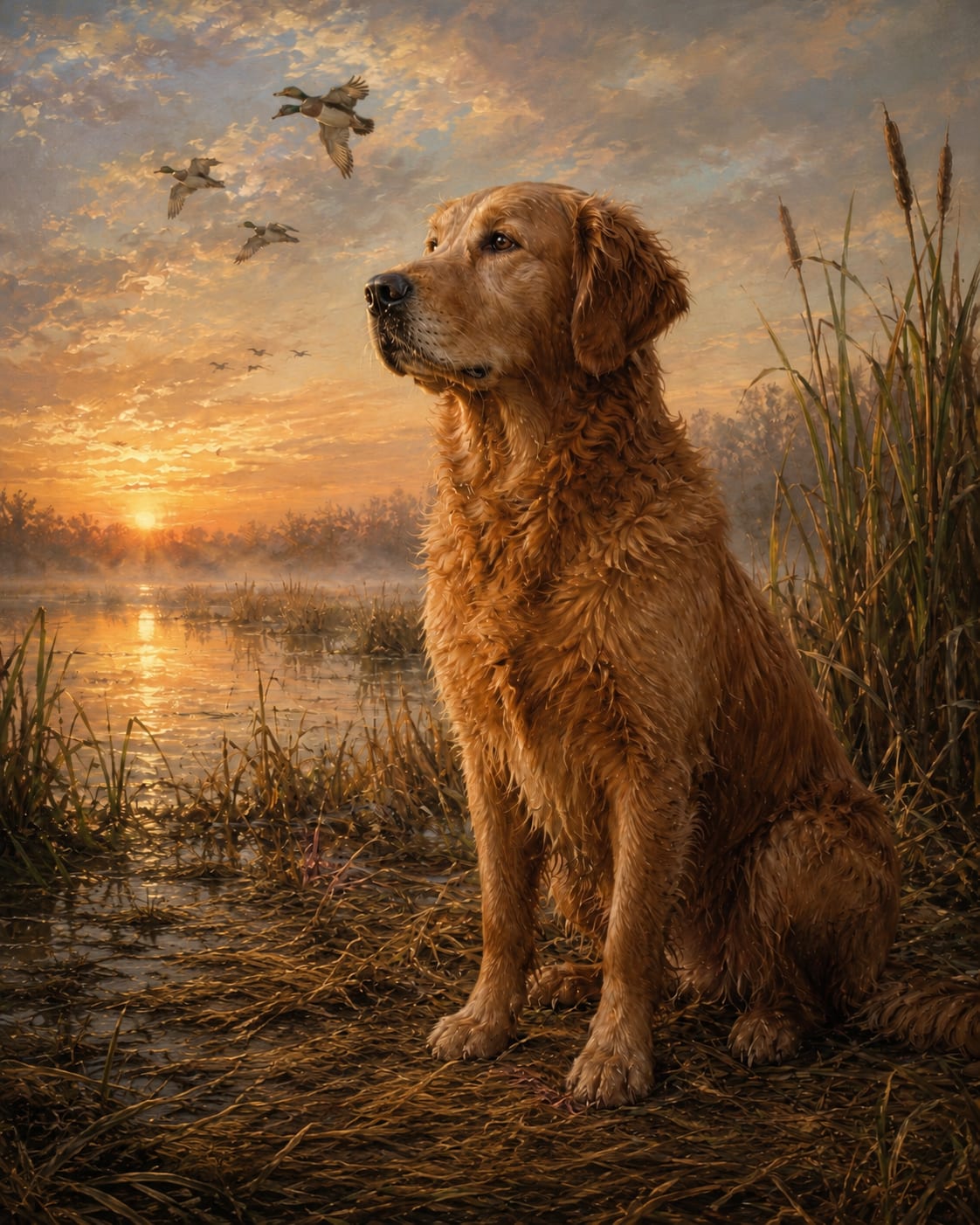 First Light pet portrait style — new addition