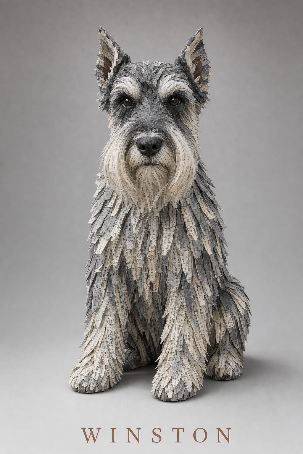 Pawché pet portrait style — new addition