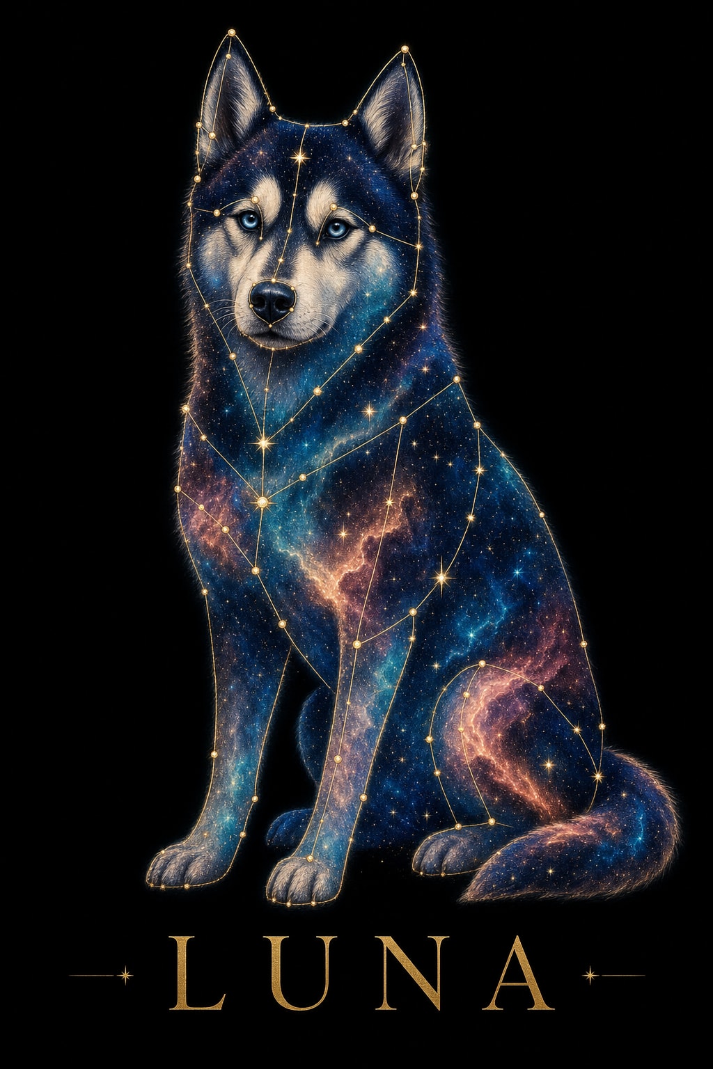 Nebuluxe pet portrait style — new addition