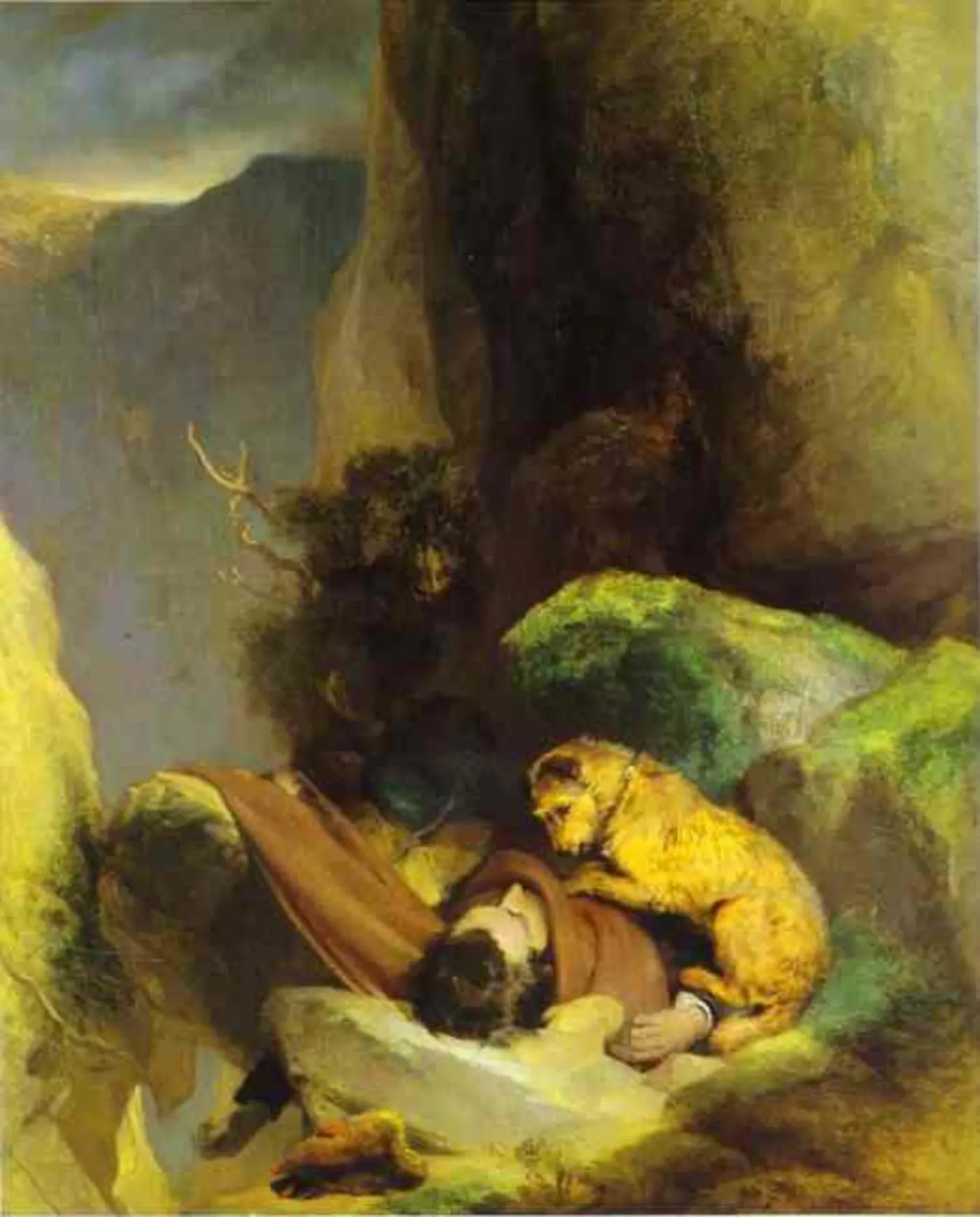 Sir Edwin Landseer, Attachment (1829). Saint Louis Art Museum.