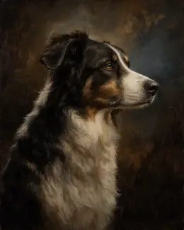 Lot 04 — Working Hounds — A study of steadiness. The dog as worker, guardian, and participant in the life of the house.