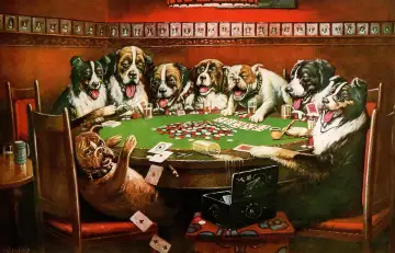 Poker Sympathy (1903) — Cassius Marcellus Coolidge