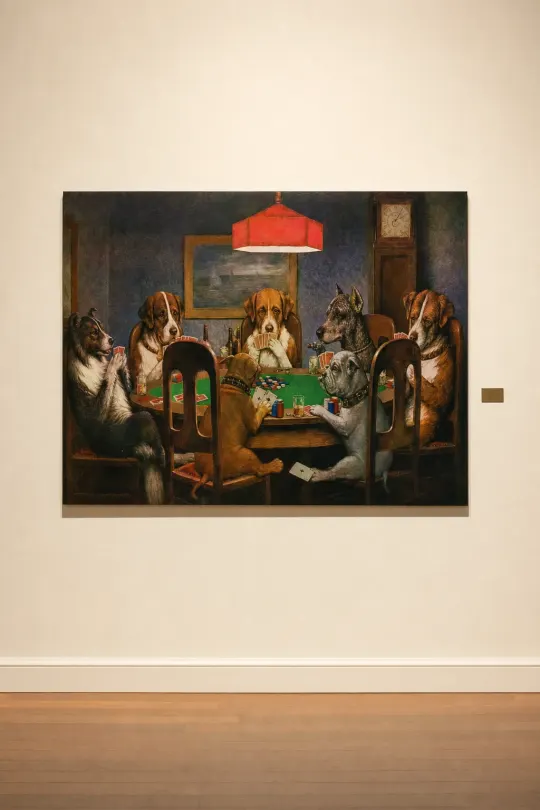 His Station & Four Aces — Giclée — affiliate product photo