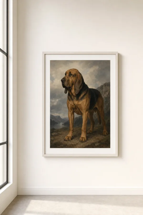 Framed reproduction print, available via Amazon.