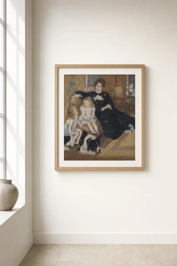 Framed reproduction print, available via Amazon.