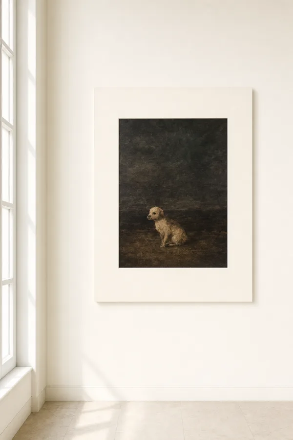 Framed reproduction print, available via Amazon.