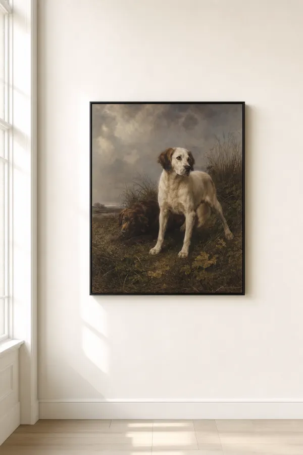 Framed reproduction print, available via Etsy.