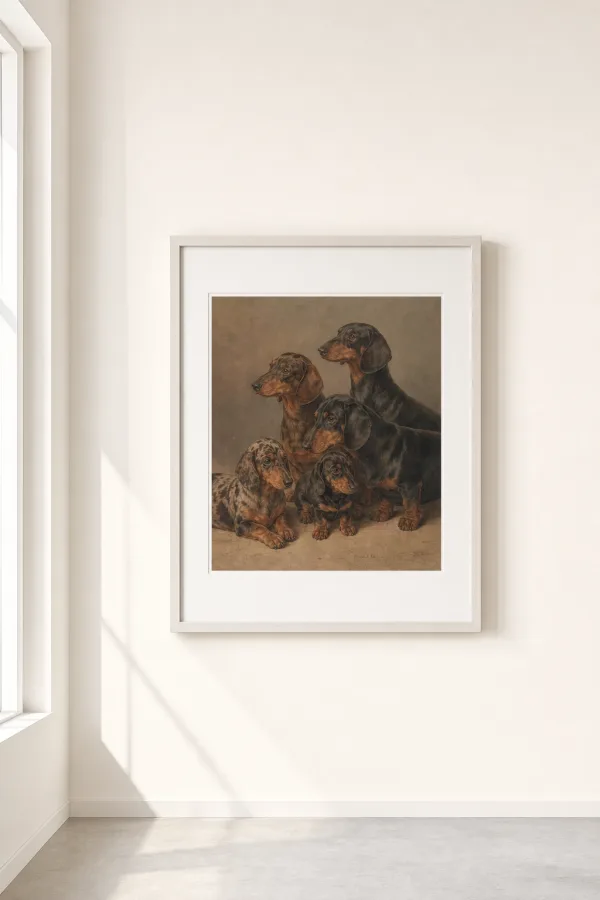 Framed reproduction print, available via Etsy.