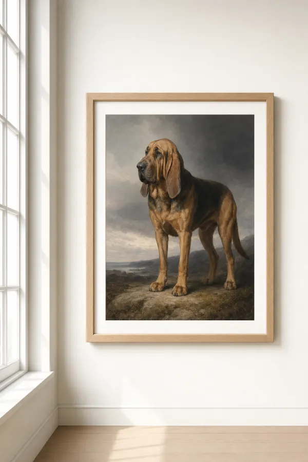 Framed reproduction print, available via Etsy.