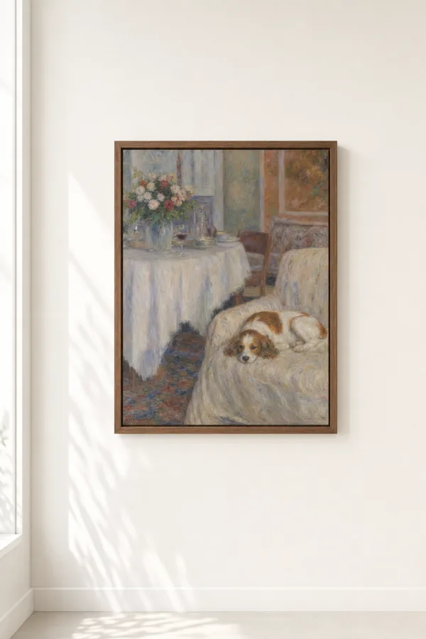 Framed reproduction print, available via Etsy.